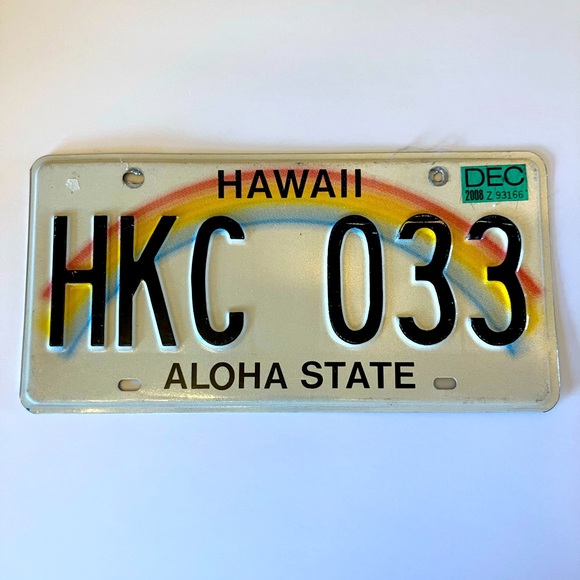 Other - Hawaii License Plate